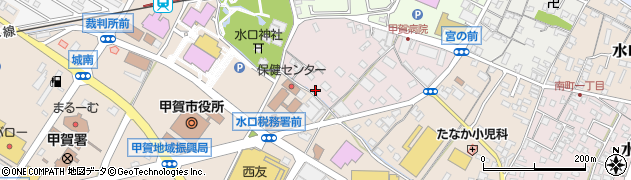 滋賀県甲賀市水口町宮の前周辺の地図