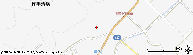 愛知県新城市作手清岳（ヲクヤマエ）周辺の地図