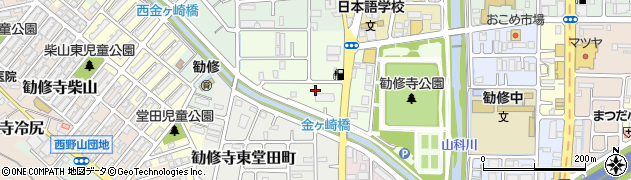 京都市スポーツ施設勧修寺公園周辺の地図