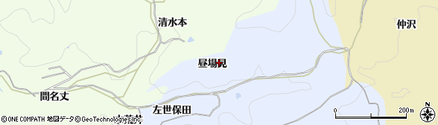愛知県岡崎市才栗町（昼場見）周辺の地図