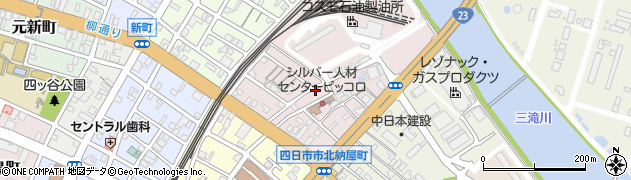 三重県四日市市浜町周辺の地図