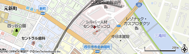 三重県四日市市浜町周辺の地図