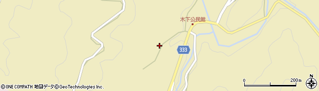 愛知県岡崎市木下町（堂ノ入）周辺の地図