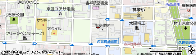 京都府京都市南区吉祥院池田町周辺の地図