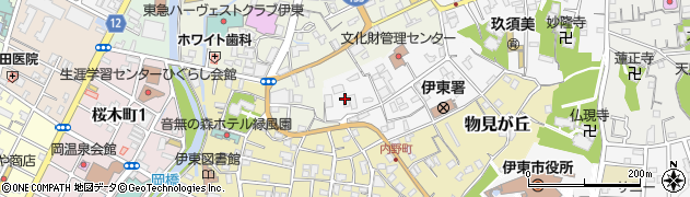 静岡県伊東市竹の台周辺の地図