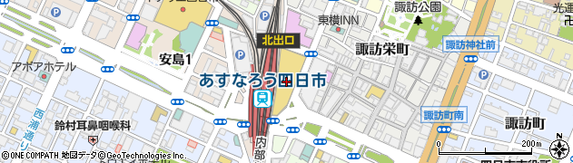 近鉄百貨店四日市店４Ｆ紳士服・洋品　コムサメン周辺の地図