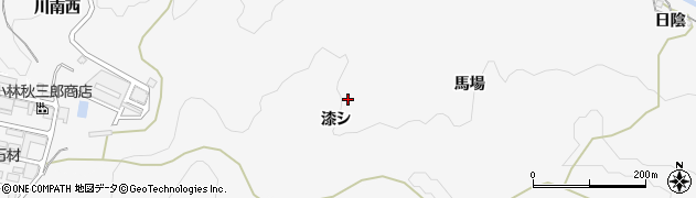 愛知県岡崎市箱柳町（漆シ）周辺の地図