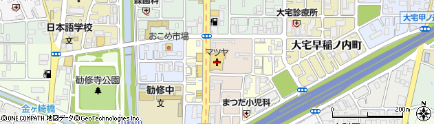 株式会社マツヤスーパー　大宅店周辺の地図