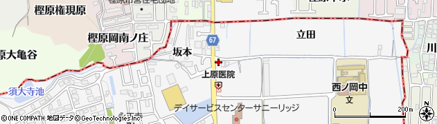 京都府向日市物集女町池ノ裏25周辺の地図