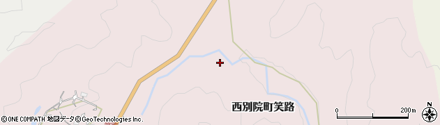 京都府亀岡市西別院町笑路片暮周辺の地図