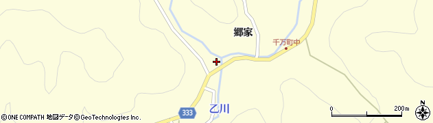 愛知県岡崎市千万町町（竹下）周辺の地図