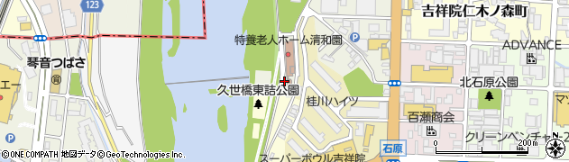 京都府京都市南区吉祥院石原橋上周辺の地図