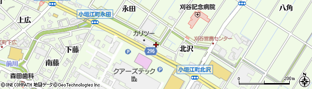 愛知県刈谷市小垣江町永田29周辺の地図