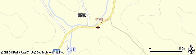 愛知県岡崎市千万町町（前田）周辺の地図