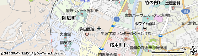 静岡県伊東市幸町周辺の地図