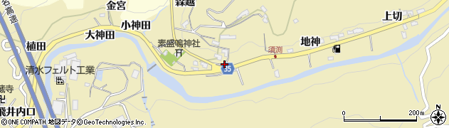 須淵周辺の地図