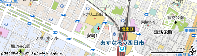 四日市都ホテル 中国料理 四川周辺の地図