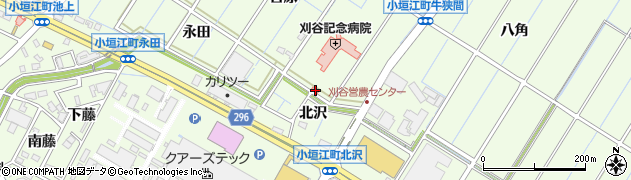 愛知県刈谷市小垣江町牛狭間114周辺の地図