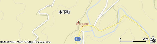 愛知県岡崎市木下町（下屋坂）周辺の地図