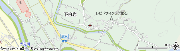 静岡県伊豆市下白岩534周辺の地図