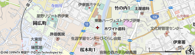 ウエルシア薬局伊東宝町店周辺の地図
