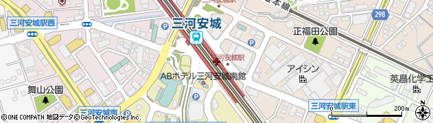 ニッポンレンタカー三河安城駅前営業所周辺の地図