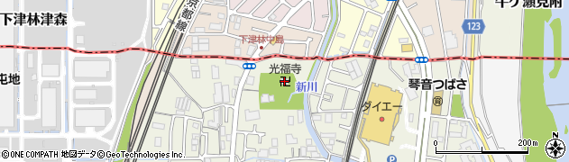 蔵王堂光福寺周辺の地図