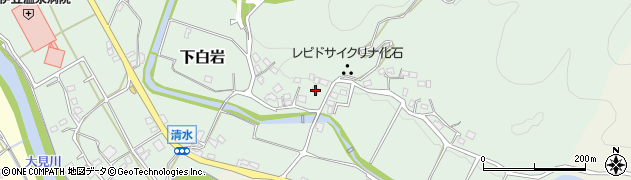 静岡県伊豆市下白岩516周辺の地図