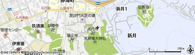 静岡県伊東市芝町8周辺の地図