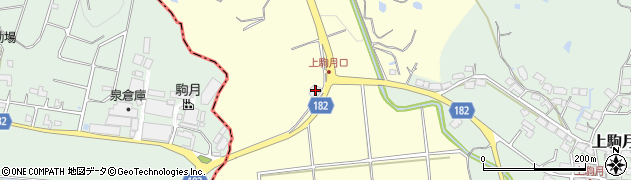 滋賀県蒲生郡日野町下駒月1422周辺の地図