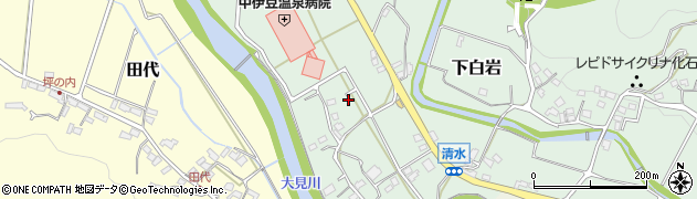 静岡県伊豆市下白岩113-3周辺の地図