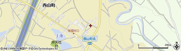 三重県四日市市西山町7544周辺の地図