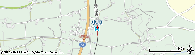 岡山県久米郡美咲町周辺の地図