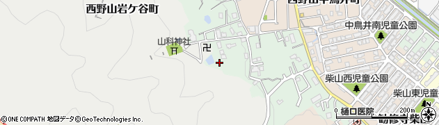京都府京都市山科区西野山桜ノ馬場町周辺の地図