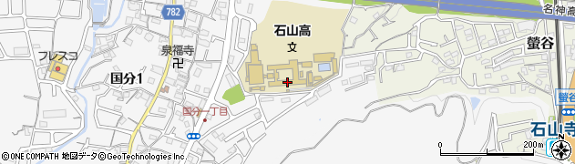 滋賀県立石山高等学校周辺の地図