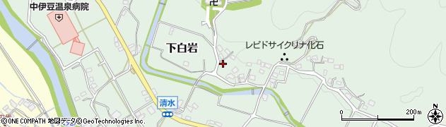 静岡県伊豆市下白岩537周辺の地図