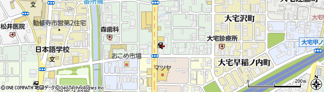 株式会社東山　新山科ＳＳ周辺の地図
