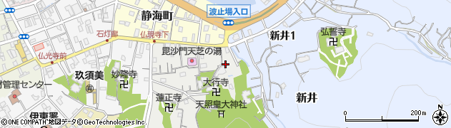 静岡県伊東市芝町周辺の地図