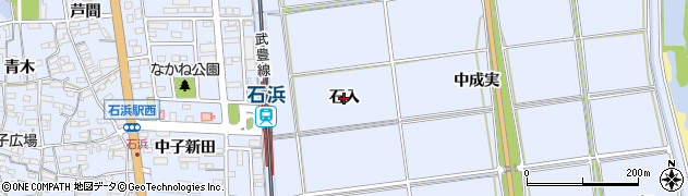 愛知県東浦町（知多郡）石浜（石入）周辺の地図