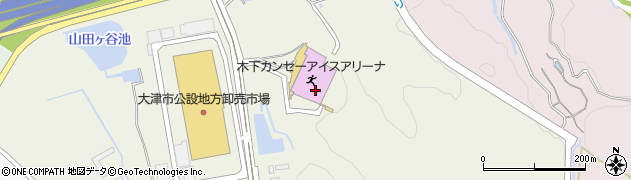 滋賀県大津市瀬田大江町周辺の地図