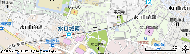 滋賀県甲賀市水口町梅が丘5周辺の地図