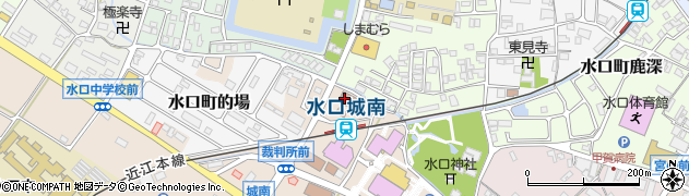 大津地方法務局　甲賀支局周辺の地図