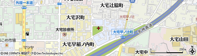 甲ノ辻公園周辺の地図