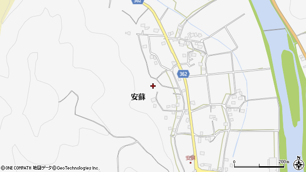 〒707-0053 岡山県美作市安蘇の地図