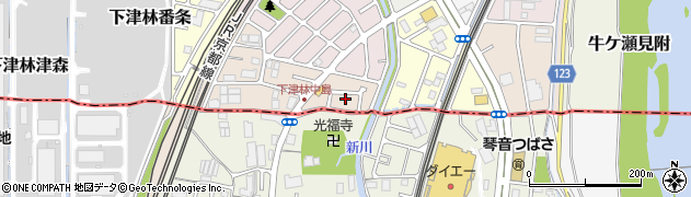 京都府京都市西京区下津林南中島町143周辺の地図