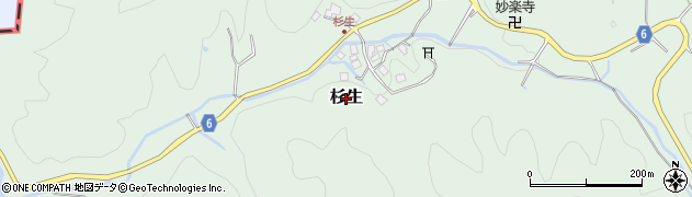 大阪府高槻市杉生周辺の地図