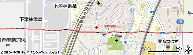 京都府京都市西京区下津林南中島町92周辺の地図