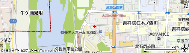 京都府京都市南区吉祥院石原上川原町周辺の地図