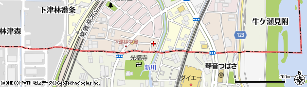 京都府京都市西京区下津林南中島町147周辺の地図