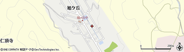 兵庫県川辺郡猪名川町旭ケ丘周辺の地図